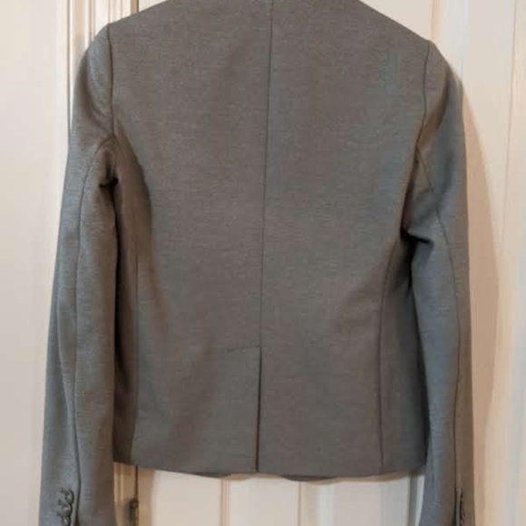Gap The Academy Blazer in Black White Stripe Two Button - Picture 4 of 4